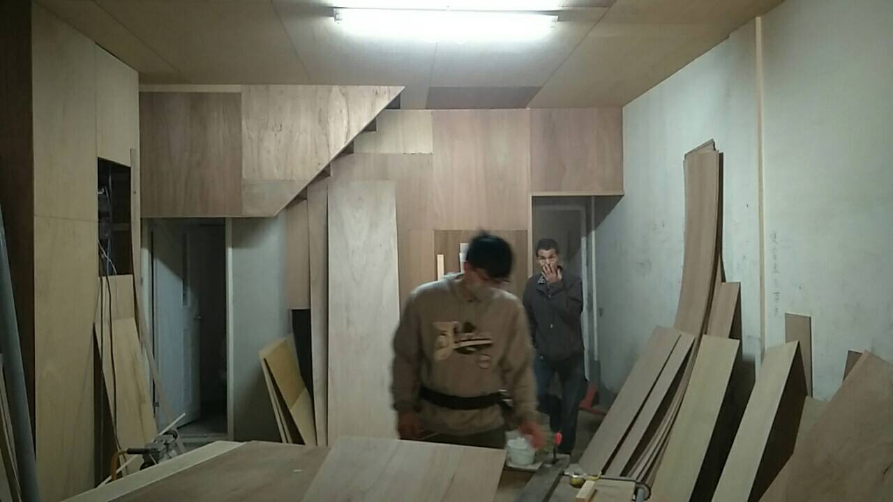 台中樓梯封板木作裝潢